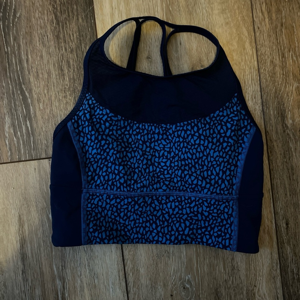 Lululemon Athletica Clip In Long Line Sports Bra